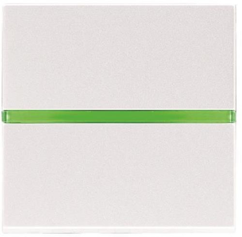 Выключатель кнопочный с подсветкой без рамки ABB Niessen Zenit 1-кл. 2 мод. N2204.5 BL белый картинка